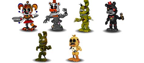 adventure fnaf 6 Characters by aidenmoonstudios on DeviantArt
