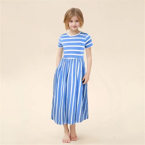 Dress for Kids Short Sleeve Girls' Casual Dresses A-Line Cute Dress ...