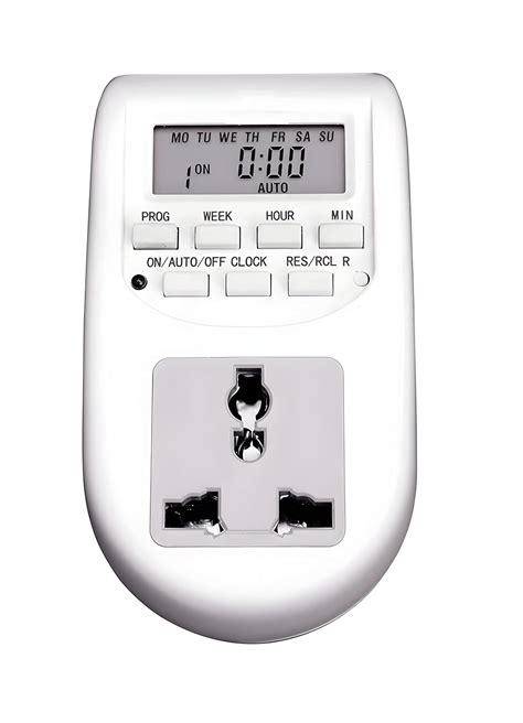3-Pin Programmable Timer, Energy Saving, 1-Year Warranty