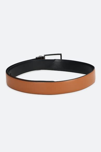 Buy Men Brown Solid Genuine Leather Belt Online - 720150 | Peter England