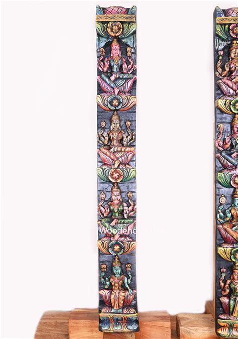 bright Astalakshmi Multicoloured Wooden Wall Panel – 48 – Sengottuvel ...