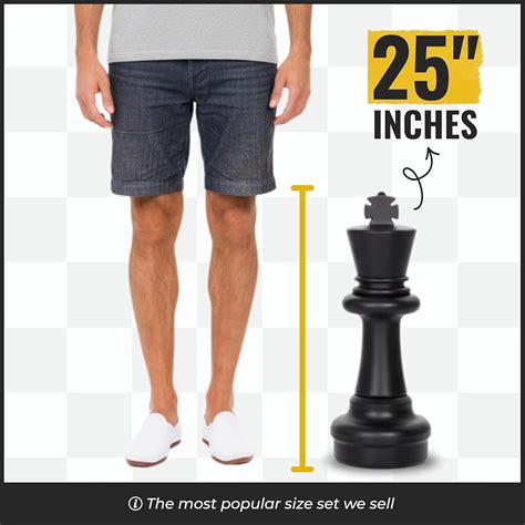 MegaChess Giant Chess Set Game with 25 Tall King - India | Ubuy