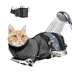 Buy Didog Soft Mesh Cat Grooming Bag,Cat Restraint Bag for Grooming ...