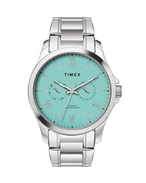 Timex Roman with Appliques Tiffany Blue dial Men's Watch TW000X141 ...