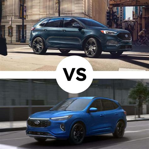 2023 Ford Edge vs Ford Escape: Specs, Features & More Compared