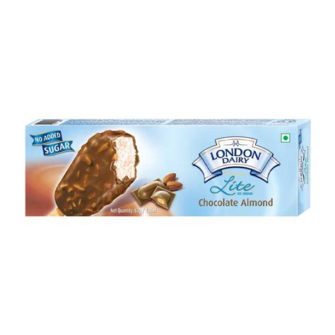 London Dairy Almond Lite Ice Cream Stick 110ml – Chennai Grocers