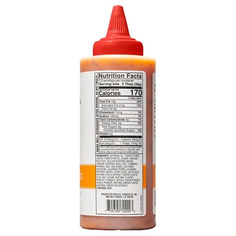 Kinder's The Burger Sauce - 12.7oz | Sportsman's Warehouse
