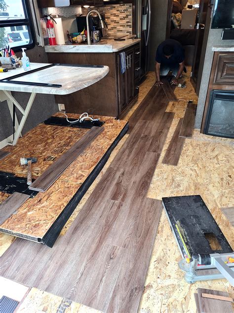 RV Flooring Upgrade to Vinyl Plank | Go Full-Time RVing