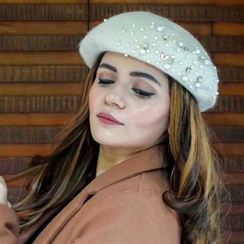 Emily in Paris White Beret: Pearls, Crystals – Hair Drama Company