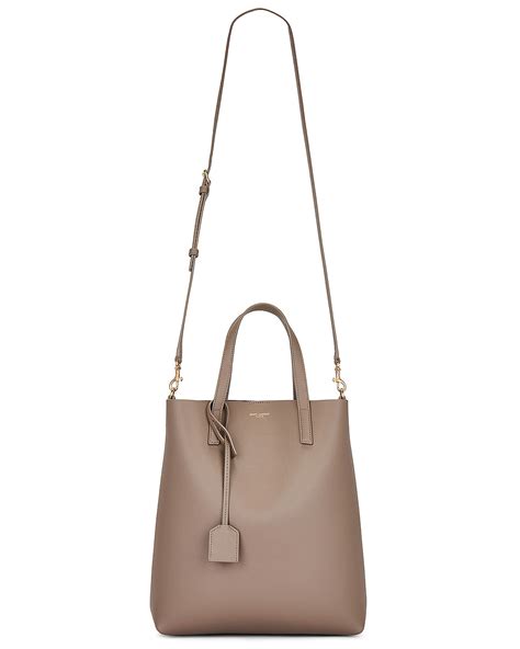 Saint Laurent Toy Shopping Tote Bag in Greyish Brown | FWRD