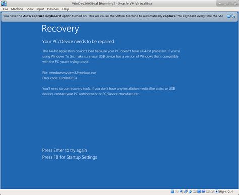 Image result for Windows 1.0 Update Error VirtualBox