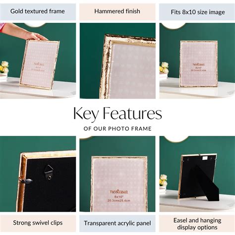 Large Gold Keepsake Desk Photo Frame 20x25cm Online - Premium Photo ...