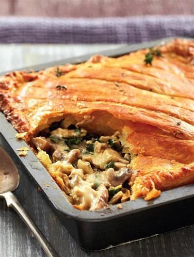 Sampioen spinasie en hoenderpastei   Cooking recipes  