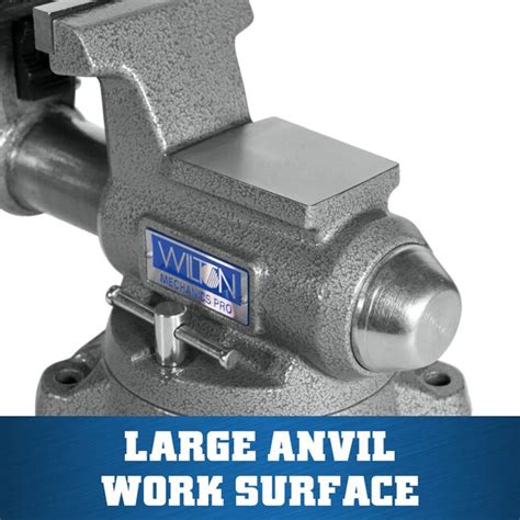 Wilton 4-1/2-in Ductile Iron Mechanics pro Bench Vise 28810 at Lowes.com