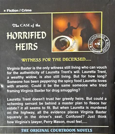 Perry Mason #73 : The Case of the Horrified Heirs – Books and You