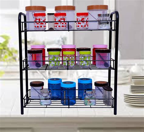 D&V ENGINEERING - Creative in Innovation Metal 3-Tier Kitchen Storage ...