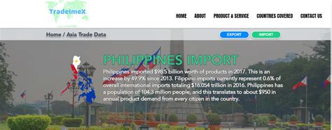 Import Data Philippines | Philippines Import Customs Data - TradeImeX