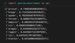 Image result for Word2vec Code in Jupyter