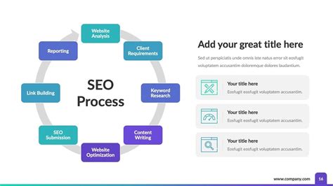 SEO Presentation - Infographic PowerPoint template