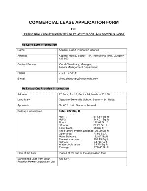 18 Printable Land Lease Application Form Templates - Fillable Samples ...