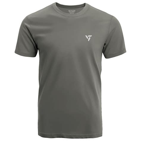 Steel Grey Sports T-Shirt | Men's Activewear & Sportswear