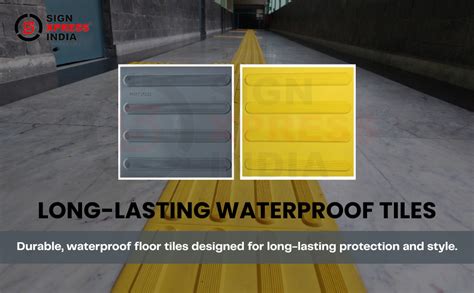 PU Tactile Tiles Yellow 300 x 300 mm