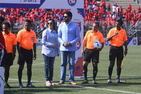 Nita Ambani and Abhishek Bachchan during the finals of Reliance ...