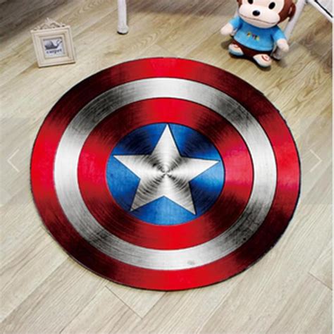 Captain America Shield Rug Floor Mat Bathroom Marvel Infinity War ...