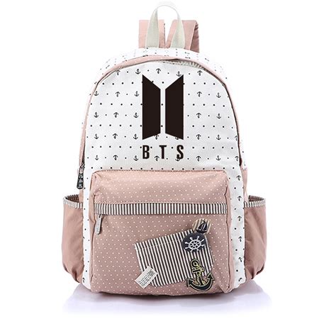 Buy justgogo Kpop BTS Bangtan Boys School Backpack at Amazon.in