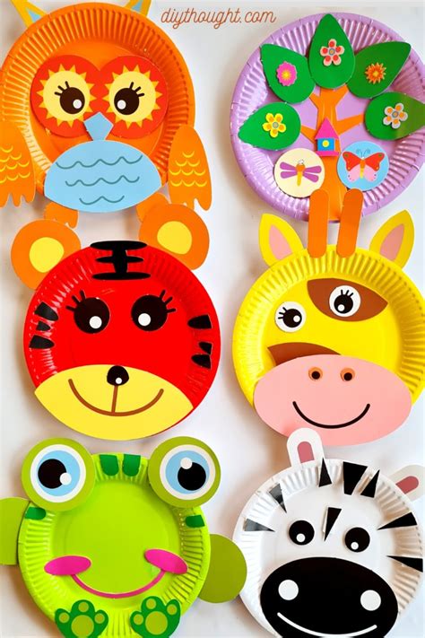 Paper Plate Animals - diy Thought