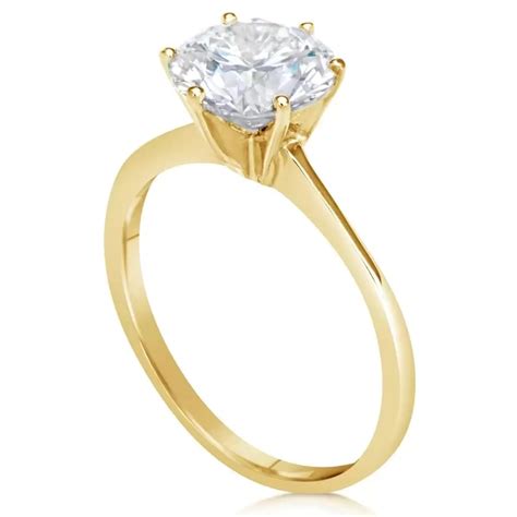2 Ct Round Cut Diamond Solitaire Engagement Ring | Ara Diamonds