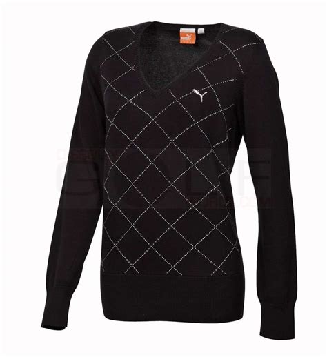 Puma Womens Golf Knitted V Neck Sweater 555568 | Golf outfit, Golf ...