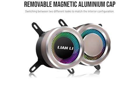 Lian Li Galahad 360 ARGB AIO Liquid CPU Cooler - Black | Support Intel ...