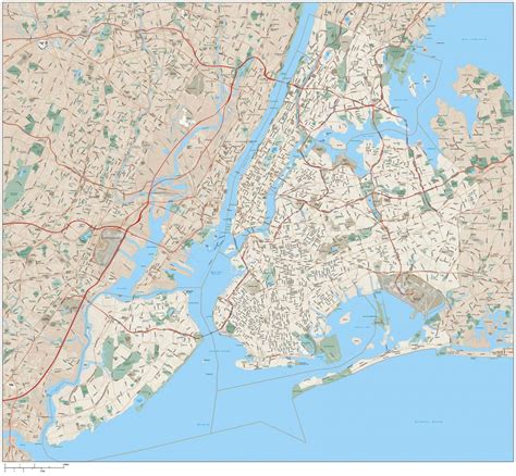 New York City map - Detailed map of New York City (New York - USA)