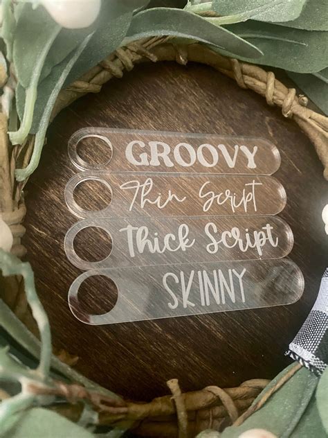 Custom Stanley Tumbler Name Plate 30oz & 40oz Clear Acrylic Straw Tag ...