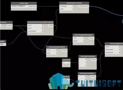 Dynamo将指定族沿revit三位曲线放置-Revit_腿腿教学网