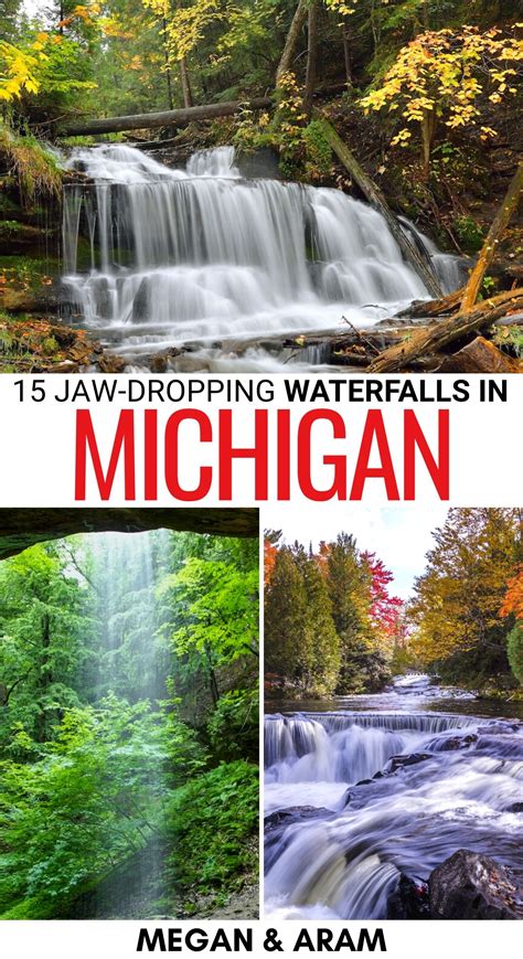 15 Magnificent Waterfalls in Michigan (That You MUST Visit!) | Michigan vacations, Michigan road ...