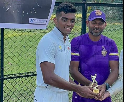 Mumbai Speedster Zaid Patankar bags Man of the Match Award for his all ...