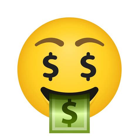 Money Emoji PNG for Expressive Digital Communication