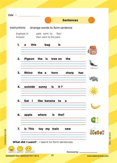 3 Senior KG English Book - UKG English Grammar Book, Phonics Reading ...