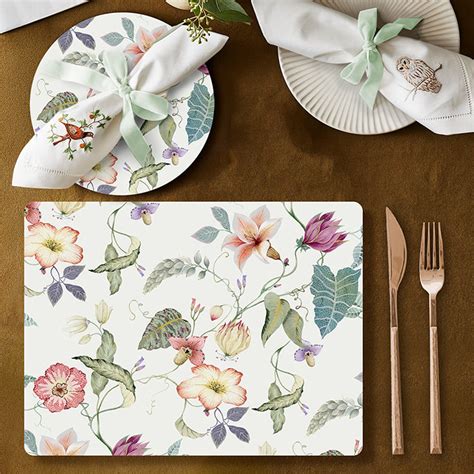 Wildflower Whisper Tablemats | TM 110 (Set of 2) – Shaakh