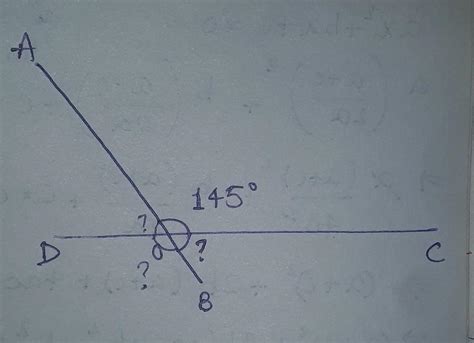 line AB and line CD intersect each other at point o. if measure of ...