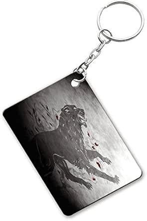 Ucard Lion Art Keyring : Amazon.in: Fashion