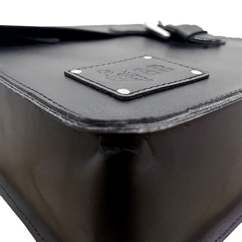 Leather Side Saddle Bag for Motorcycles