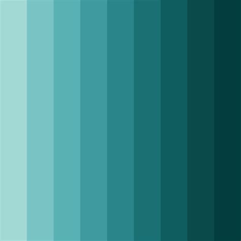 Teal Aquarius Color Palette - ColorDrop