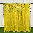 SpecialYou Yellow Backdrop Cloth for Decoration led String Lights ...