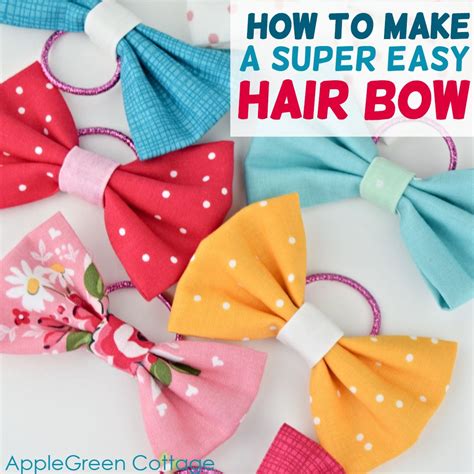 How To Tie A Bow With Ribbon For Hair