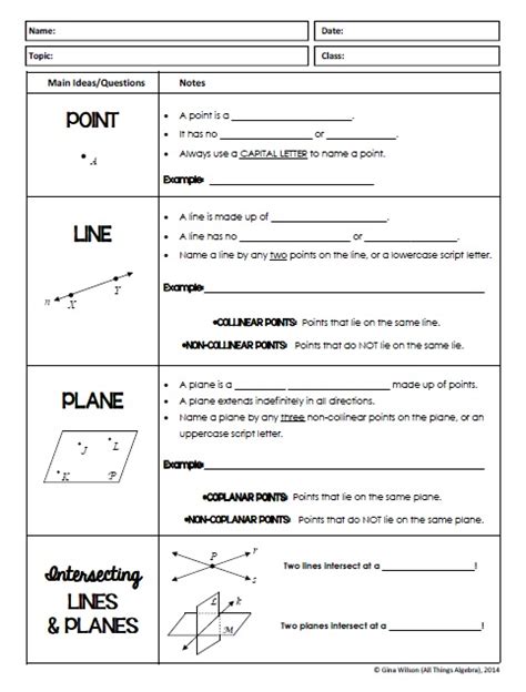 Image result for Geometry Basics Unit 1 Study Guide