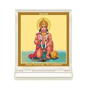 Diviniti Car Dashboard Frame-(ACF 3A) Hanuman (5.8x4.8 CM) : Amazon.in ...