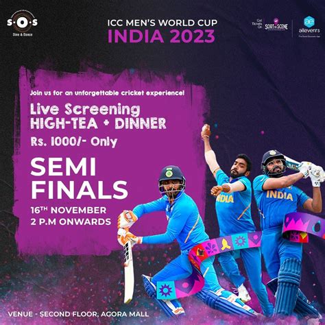 World Cup Semi-final live Screening, Spirit O Sound, Gandhinagar, 15 ...